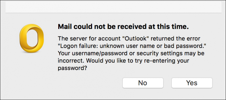 mac os mail keeps asking for password to send email